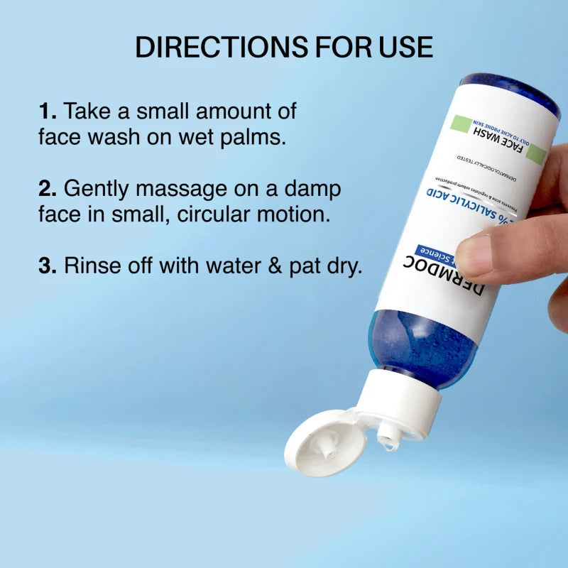DERMDOC 2% Salicylic Acid Face Wash