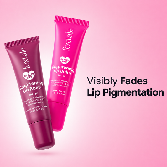 Foxtale Glazed Lips Brightening Lip Balm – Pink Glaze – 12g