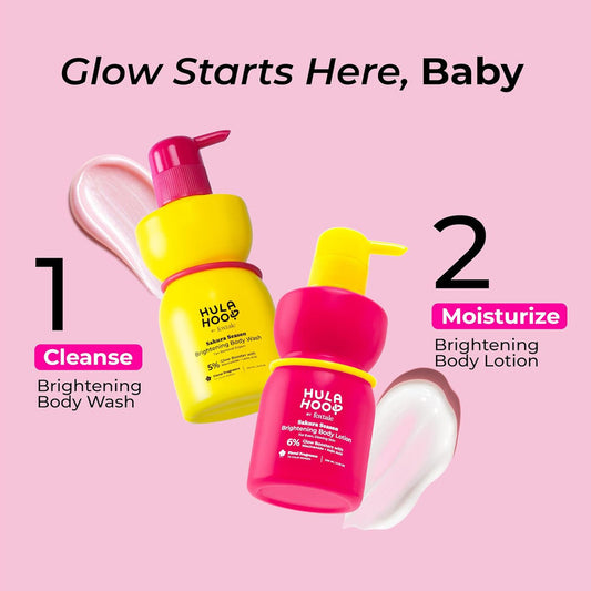 Hula Hoop by Foxtale Sakura Season Brightening Body Wash – 250ml