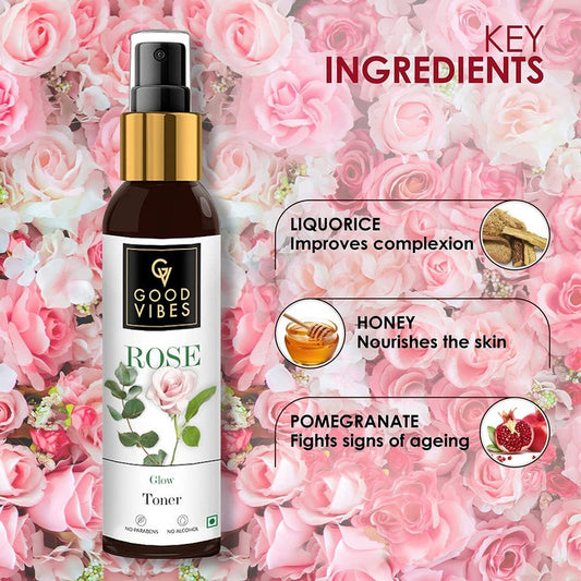 Good Vibes Rose Water Glow Toner & Face Mist
