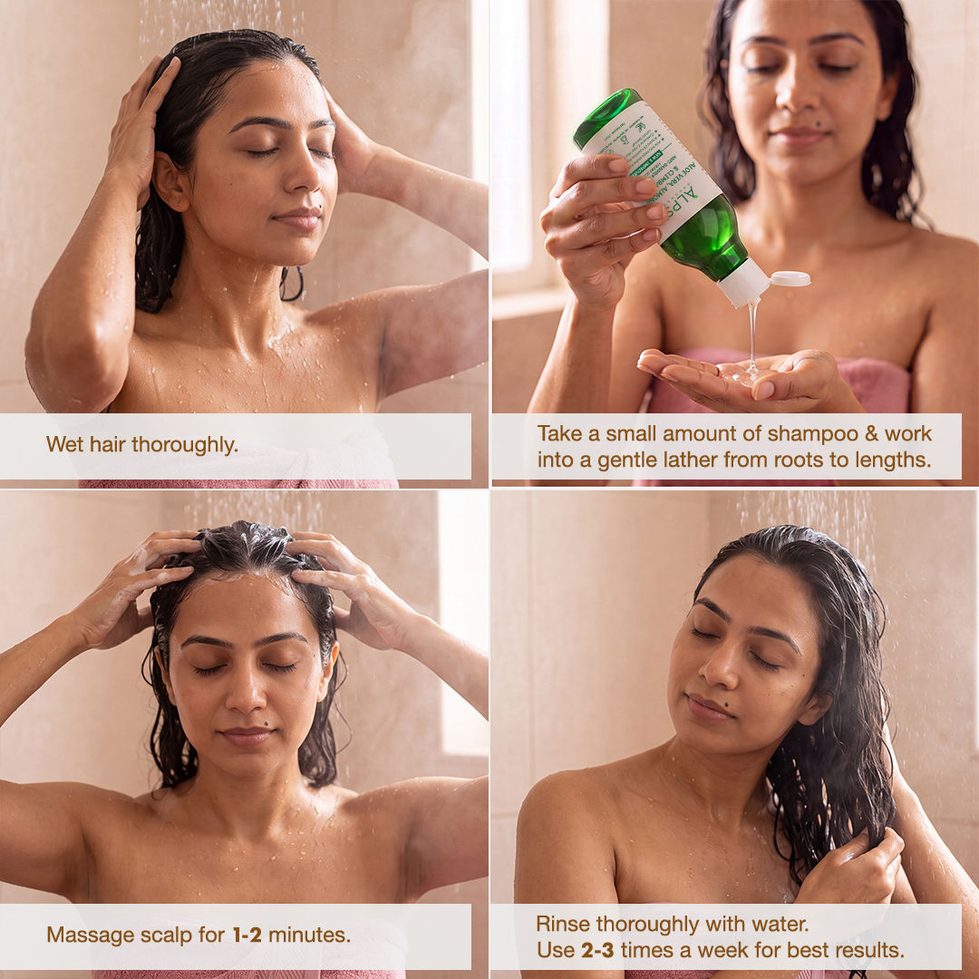 Alps Goodness Aloe Vera, Almond Oil & Climbazole Anti-Dandruff Shampoo for Dry Scalp (290 ml) I Shampoo for Dry Scalp & Hair – Anti-Dandruff Shampoo - image 5