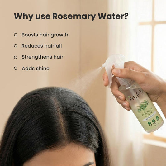 Alps Goodness Hair Regrowth Kit – Rosemary Water (100 ml) + 0.5 mm Derma Roller with 540 Titanium Alloy Needles - image 2