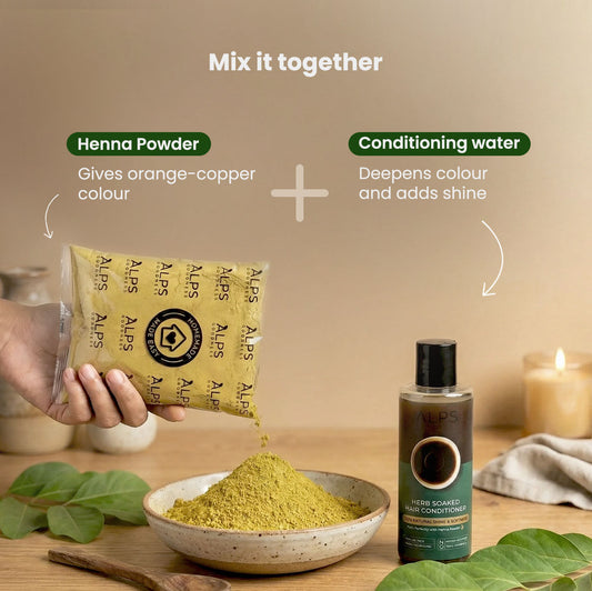 Alps Goodness Henna Powder with Herb-Soaked Hair Conditioner – Henna Powder - image 2