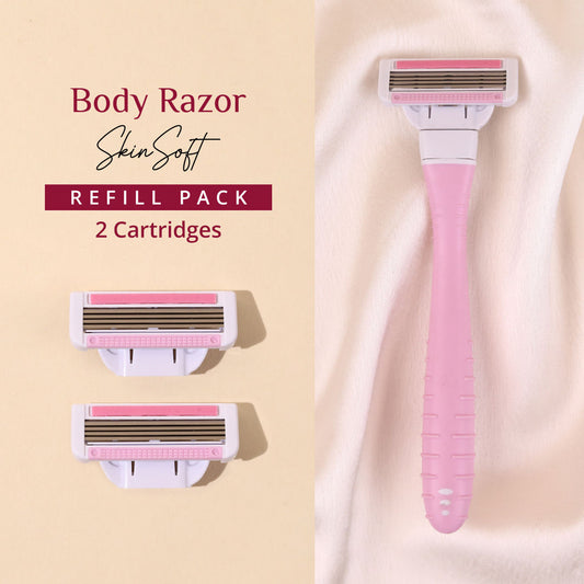 Carmesi Body Razor SkinSoft Refill Pack - 2 Cartridges - image 2