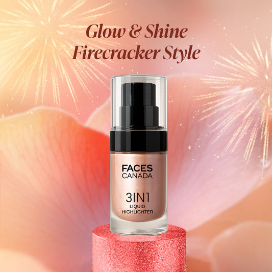 Faces Canada 3 in 1 Liquid Highlighter – Gold 01, 15 ml - image 2