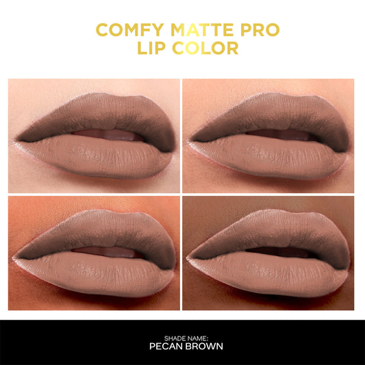 Faces Canada Comfy Matte Pro Liquid Lipstick – Pecan Brown 15, 5.5 ml - image 2