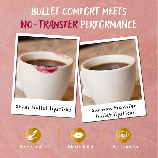 Faces Canada Comfy Matte Wow No Transfer Bullet Lipstick – Choco Couture 01, 3.5 gm - image 2