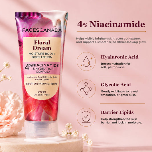 Faces Canada Floral Dream Moisture Boost Body Lotion for Women (200 ml) – Floral Fragrance - image 2