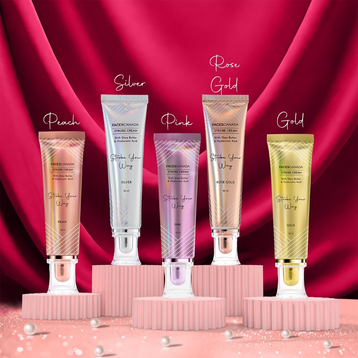 Faces Canada Glow & Shine Strobe Cream Combo – Silver (30ml x 2) (Pack of 2) - image 5