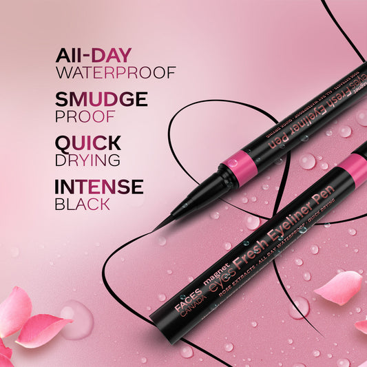 Faces Canada Magneteyes Fresh Eyeliner Pen – Black, 1 ml - image 2