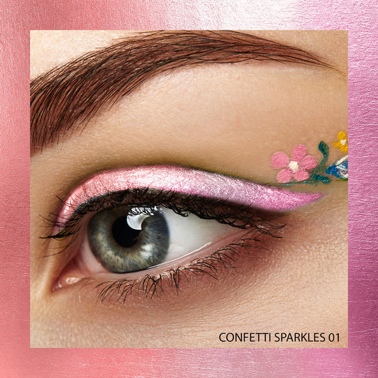 Faces Canada Magneteyes Pro Holographic Eyeliner – Confetti Sparkles 01, 0.25 gm - image 2