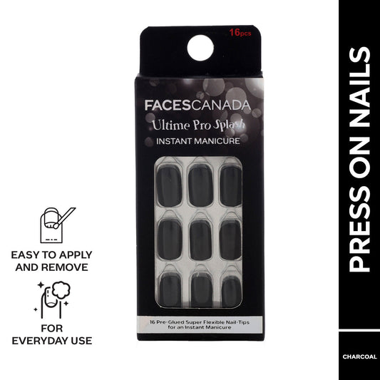Faces Canada Ultime Pro Splash Instant Manicure – Charcoal - image 2