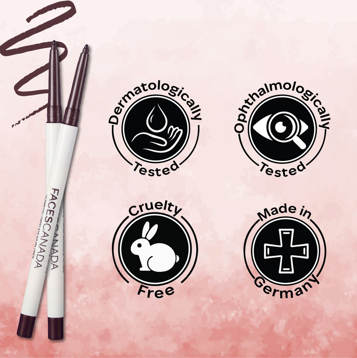 Faces Canada Ultime Pro Twist Eye Kajal Liner – Plum, 0.35 gm - image 5