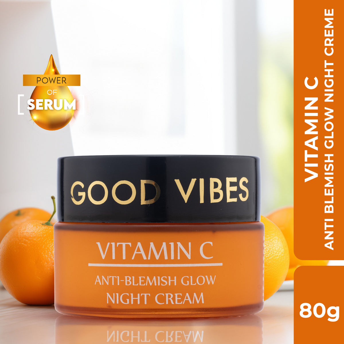 Good Vibes Anti Blemish Glow Vitamin C Night Cream 80 gm GT - Good Vibes