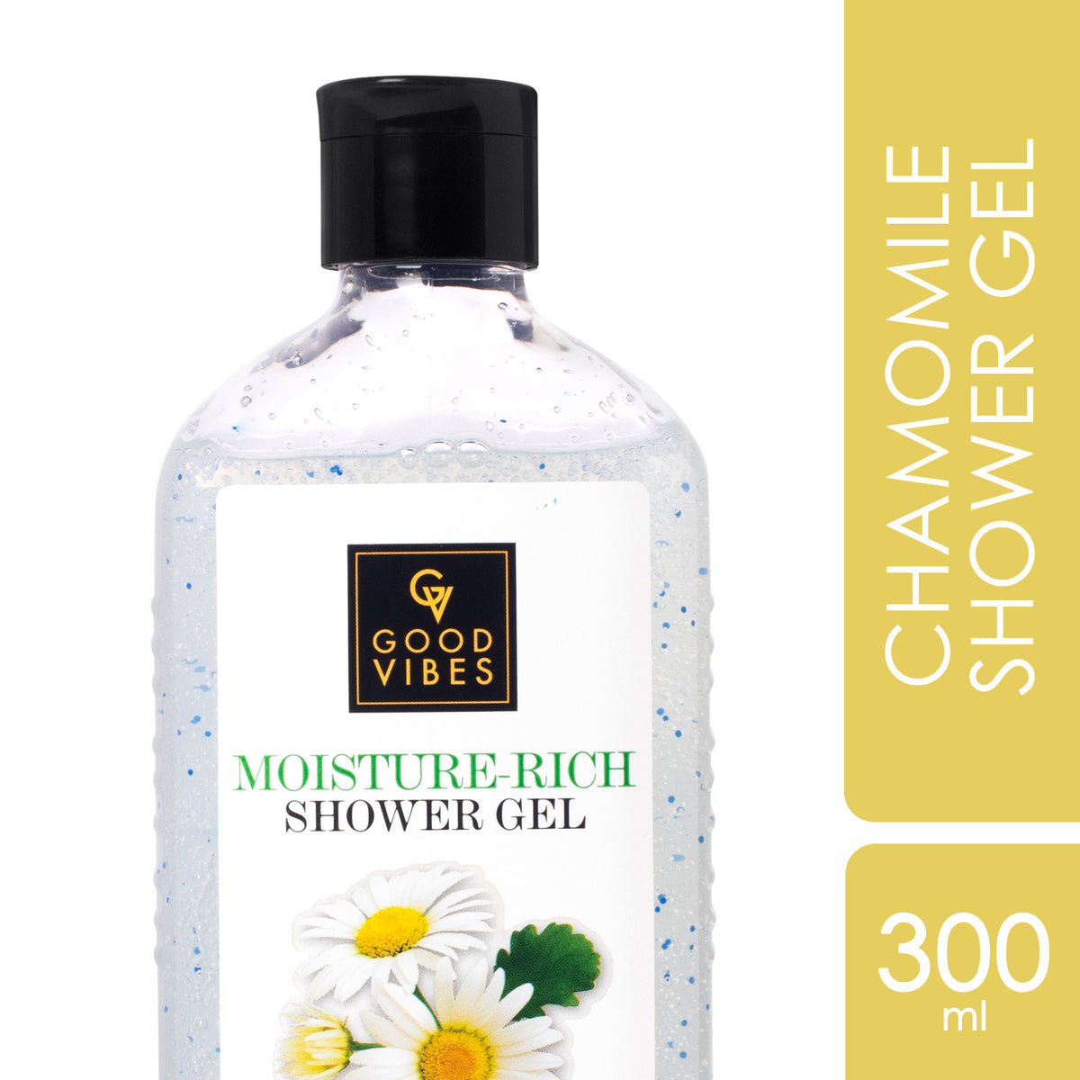 Good Vibes Chamomile Moisture Rich Shower Gel | (Body Wash) Soothing, Moisturizing, Certified Fragrance (300 ml) - Good Vibes
