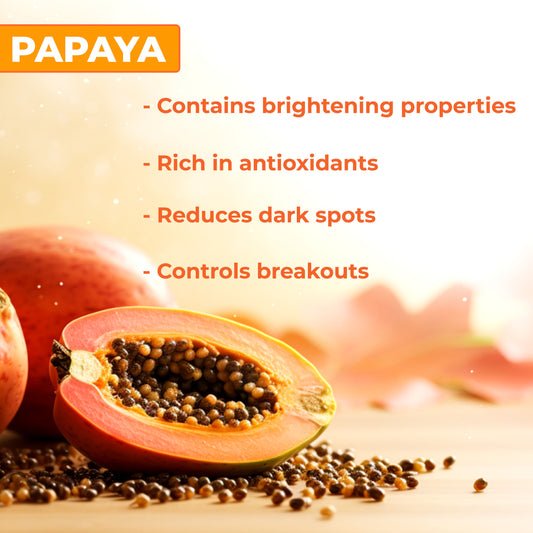 Good Vibes Papaya Even Skin Tone Face Mask 50 gm - Good Vibes image 2
