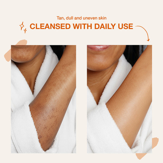 Good Vibes Ubtan & Sandalwood Golden Glow Shower Gel | Natural Glow Boosting & De-Tan Care | Gentle Daily Cleansing Body Wash | Brightening, Soothing & Hydrating | Suitable for All Skin Types – 200 ml - Good Vibes image 2