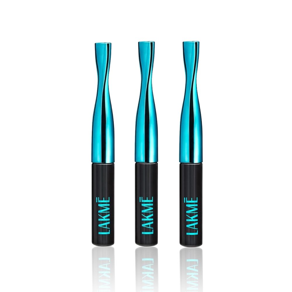 Lakme 9 to 5 Eyeconic Liquid Eyeliner – Pack of 3