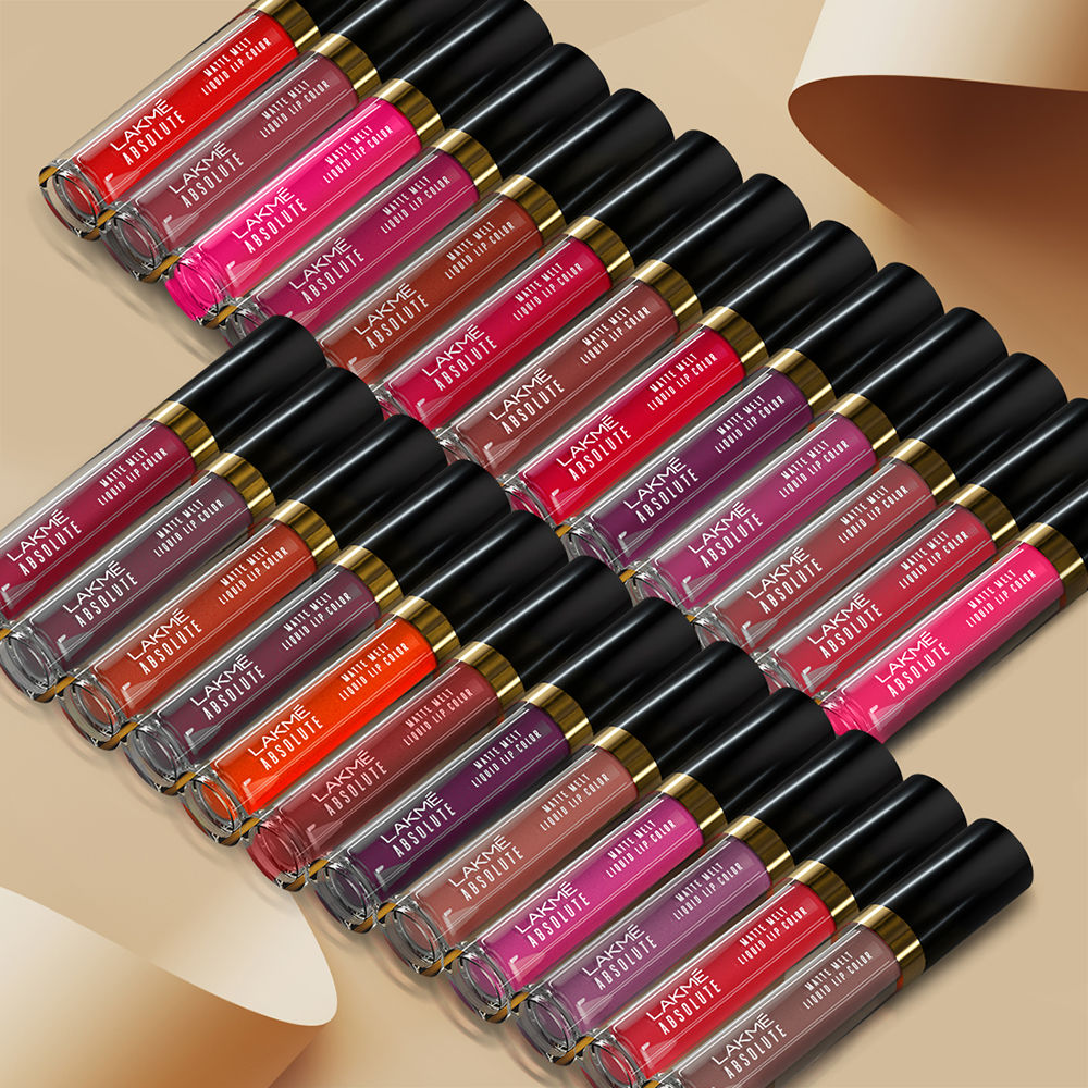 Lakme Absolute Matte Melt Liquid Lip Color, Pink Silk, 6 ml - Image 5