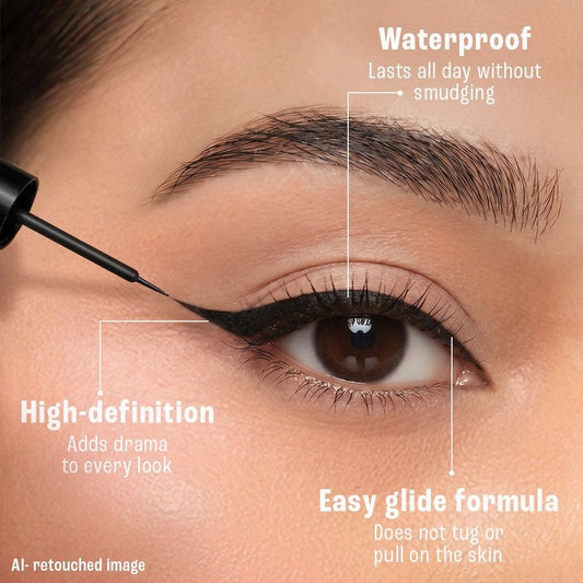 Lakme Unreal Precision Liquid Eye Liner, with Aqua, Liquid Eye Liner for Eyes (4.5 ml) - Image 2