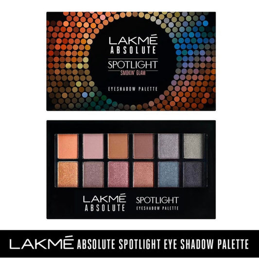 Lakme Absolute Spotlight Eye Shadow Palette, Smokin Glam (12 g) - Image 2