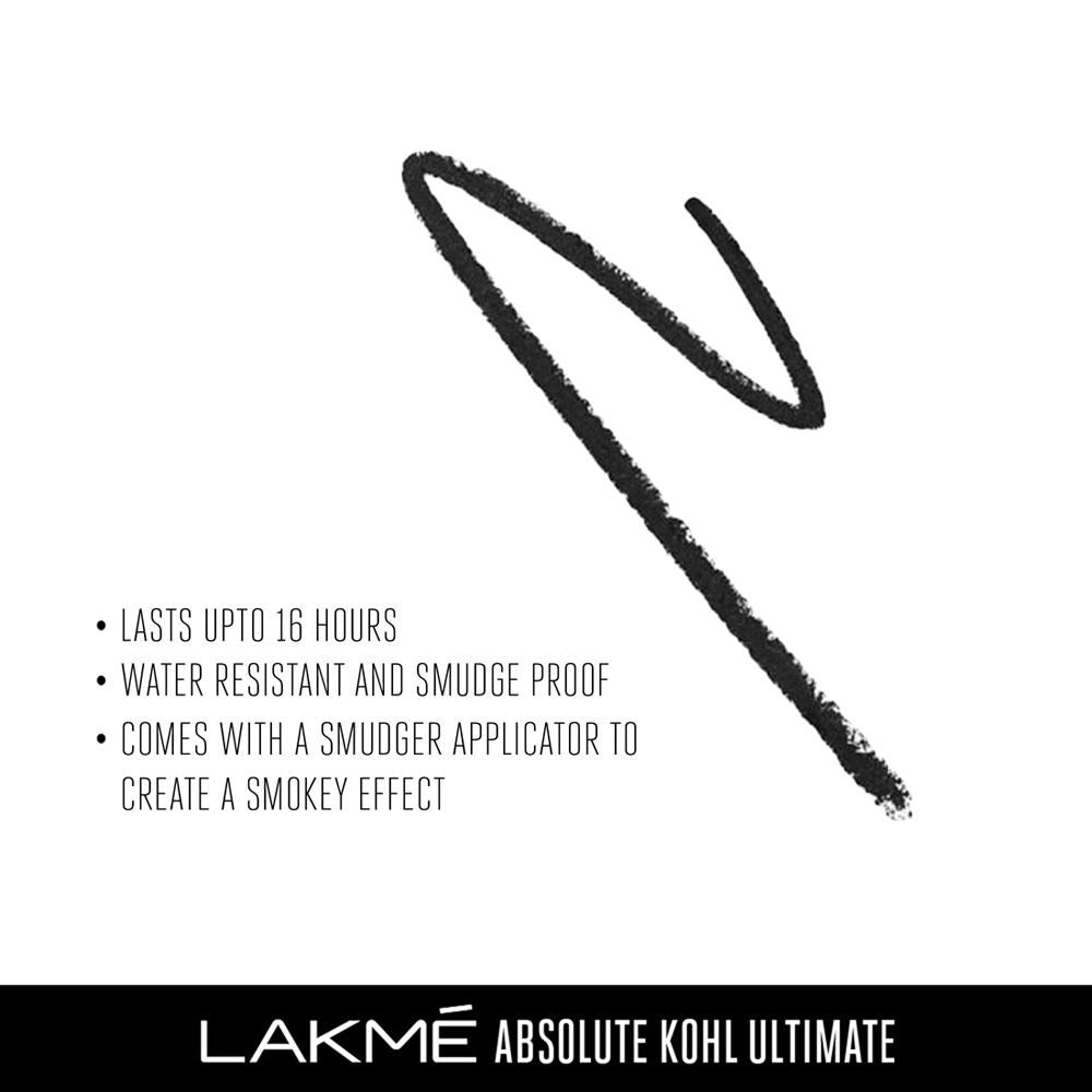 Lakme Absolute Ultimate Kohl, Black (1.2 g) - Image 5