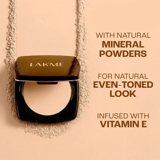 Lakme Forever Matte Compact,A Natural Marble, 9 g - Image 2