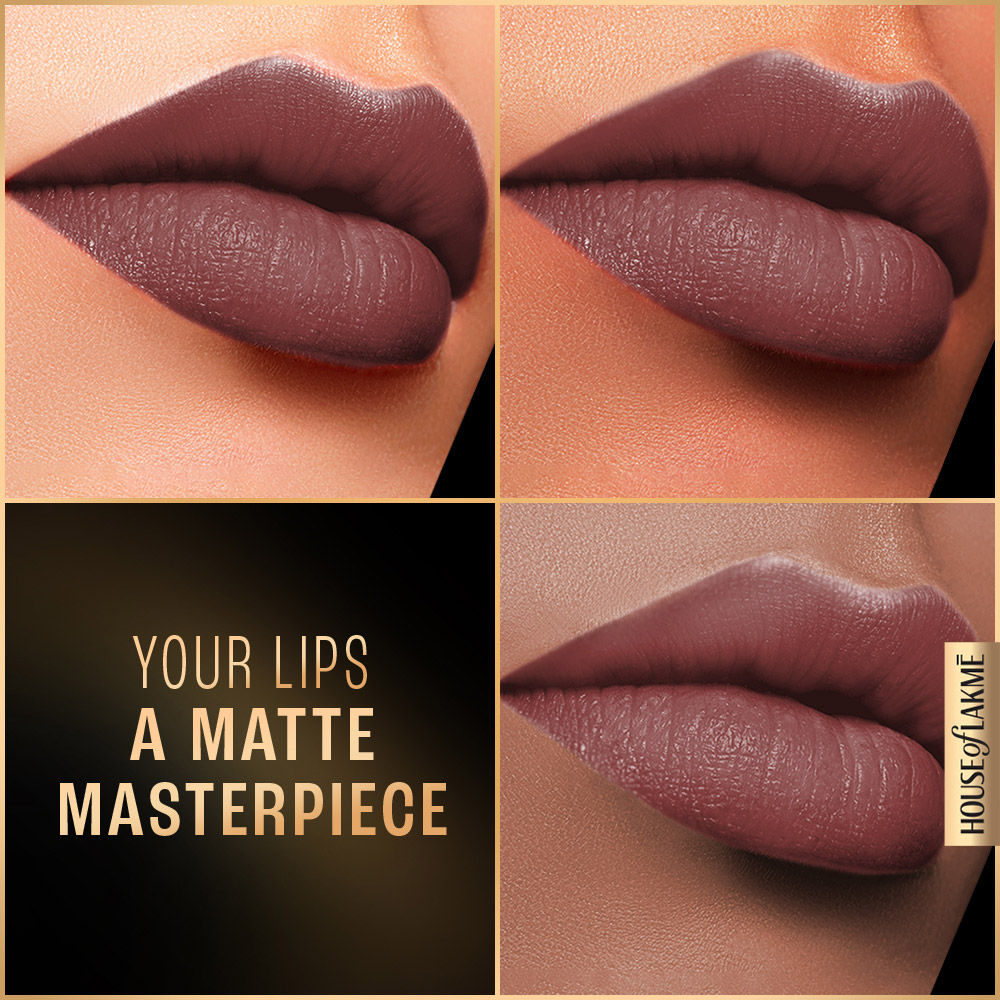 Lakme Forever Matte Liquid Lip, 16hr Lipstick, Lightweight & Transfer-Proof - Nude Dream, 5.6 ml - Image 5