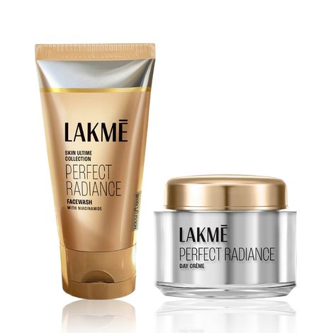 Lakme Perfect Radiance Brightening Face Wash With Niacinamide, Illuminated Look (50 g) + Day Cream 50G