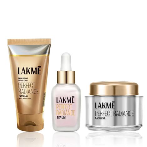 Lakme Perfect Radiance Glow Pack (Brightening Face Wash 50 g + Day Cream 50 g + Serum 30 ml)
