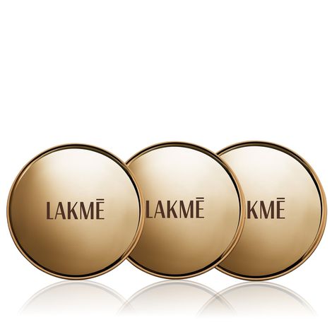 Lakme Powerplay Primin gm Powder Foundation CompactA Ivory CreamA – Pack of 3