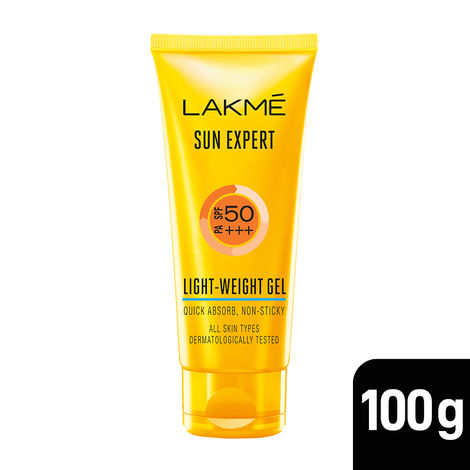 Lakme Sun Expert Gel light Sunscreen, SPF 50 PA+++ – 100 g