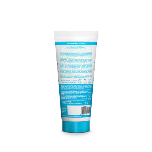 Mamaearth Baby DermaSoft Face Cream with SensiCareComplex™ for Baby's Sensitive Skin - 80 gm Co-created with Dermatologists | Enriched with SensiCareComplexTM for Baby's Sensitive Skin | Safe and Non-irritant formula - Image 2
