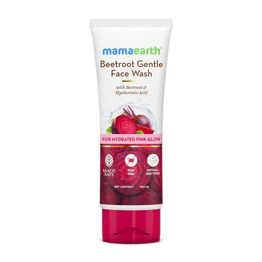 Mamaearth Beetroot Glow Trio - Beetroot Face Wash (100 ml) + Beetroot Daily Glow Cream (80 gm) + Beetroot Hydraful Sunscreen (50 gm) Combo of 3 - Image 2