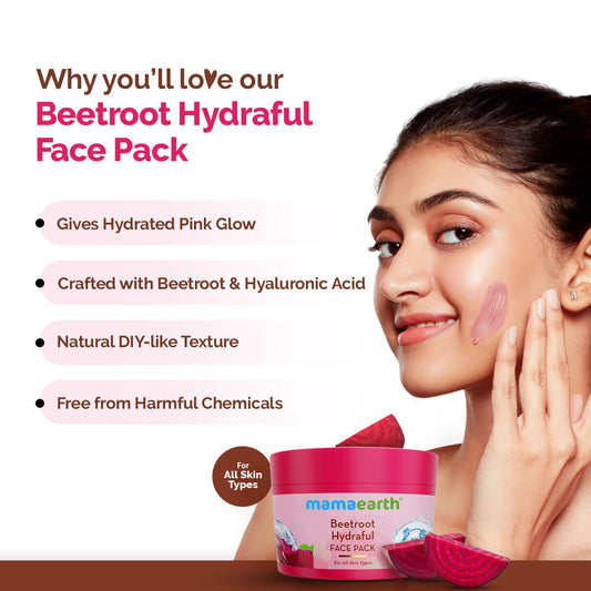 Mamaearth Beetroot Hydraful Face Pack 200 gm - Image 2