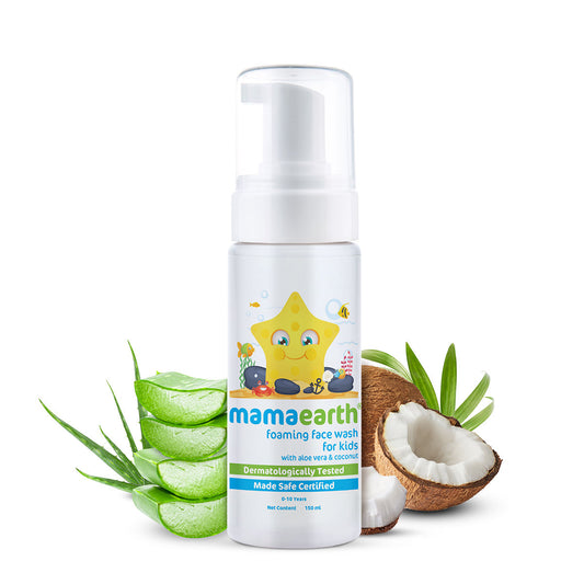 Mamaearth Foaming Face Wash With Aloe Vera & Coconut For Gentle Cleansing - 150 ml - Image 2