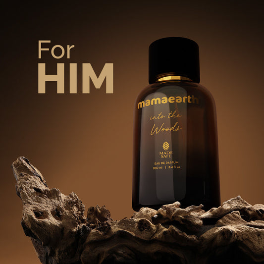 Mamaearth Into the Woods Eau De Perfume | Made Safe Approved | Premium & Long-Lasting Fragrance | Blend of Exotic Ingredients | Perfume with Geranium, Rose & Oud Wood Notes | Woody Scent for Men 100 ml - Image 2