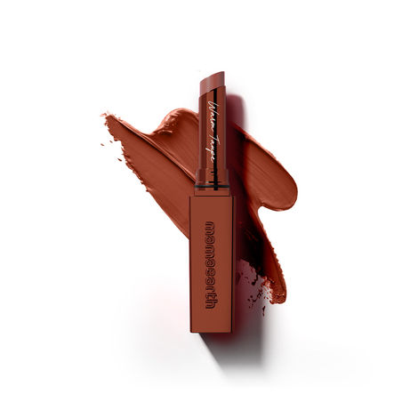Mamaearth Luxe Matte Long Stay Lipstick with Passion Fruit Oil & Vitamin E -2 gm | Warm Taupe 16 Hour Long Stay | High Impact Color | Made Safe Certified