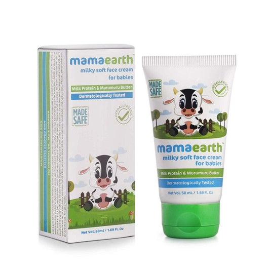 Mamaearth Milky Soft Face Cream With Milk Protein & Murumuru Butter for Babies, 60 gm - Image 2