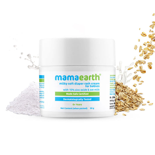 Mamaearth Milky Soft Diaper Rash Cream for Babies (50 g) - Image 2