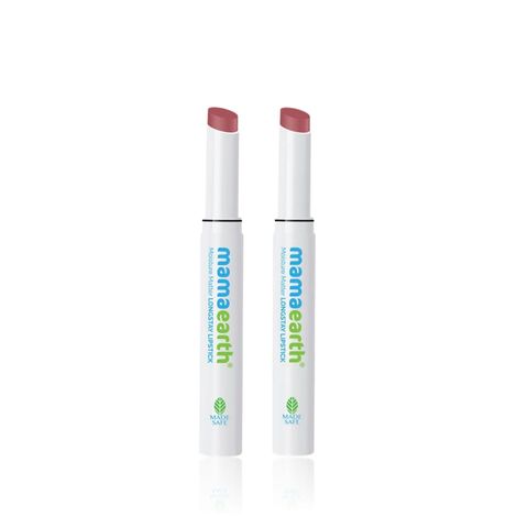 Mamaearth Moisture Matte Long Stay Lipstick with Avocado Oil & Vitamin E For 12 Hour Long Stay & 8 Hour Moisture Lock - 2 gm| Plum Punch (Pack of 2)