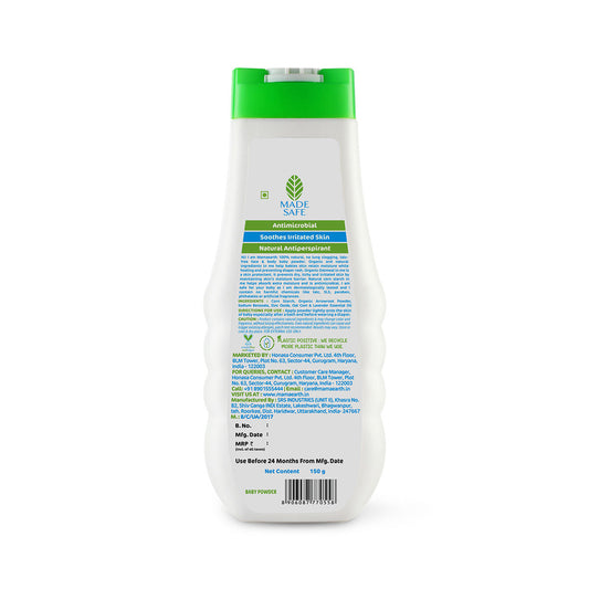Mamaearth Dusting Powder with Oatmeal & Corn Starch for Babies, 150 gm - Image 2