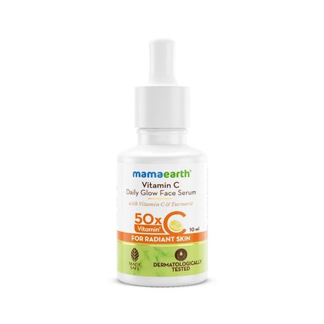 Mamaearth Vitamin C Daily Glow Face Serum with Vitamin C & Turmeric For Radiant Skin -10 ml