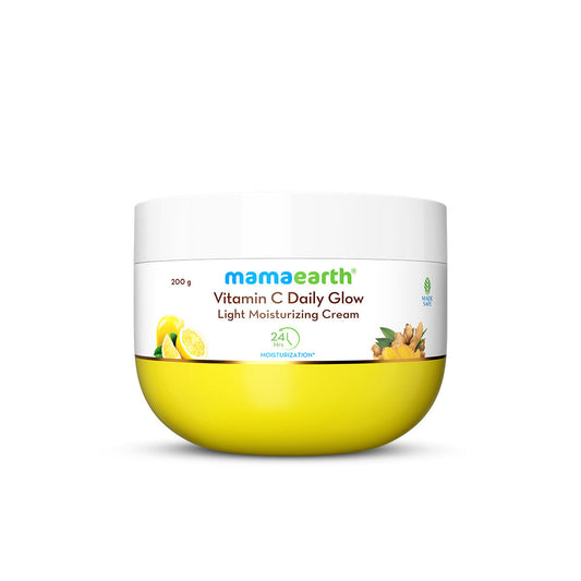 Mamaearth Vitamin C Daily Glow Light Moisturizing Cream 200 gm - Image 2