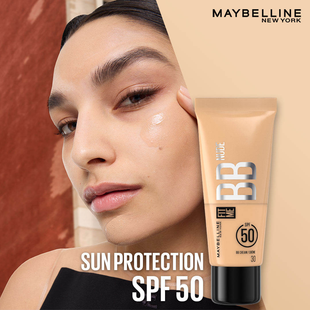 Maybelline Fit Me Glow BB Cream, SPF 50 + 24H Hydration With Niacinamide & Hyaluronic Acid, Dewy Finish for Normal to Dry Skin - Shade 30, 25 ml - image 5
