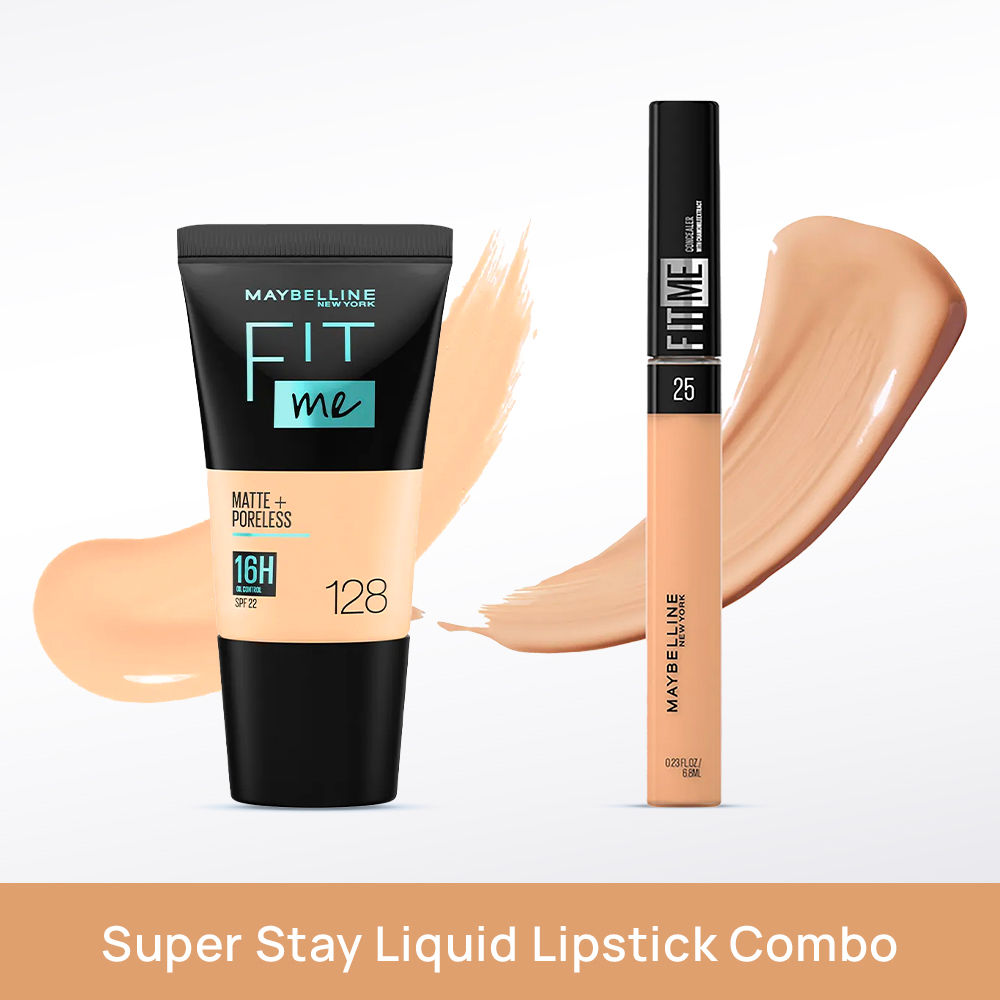 Maybelline Fit Me Foundation 128 + Fit Me Concealer 25 - Maybelline
