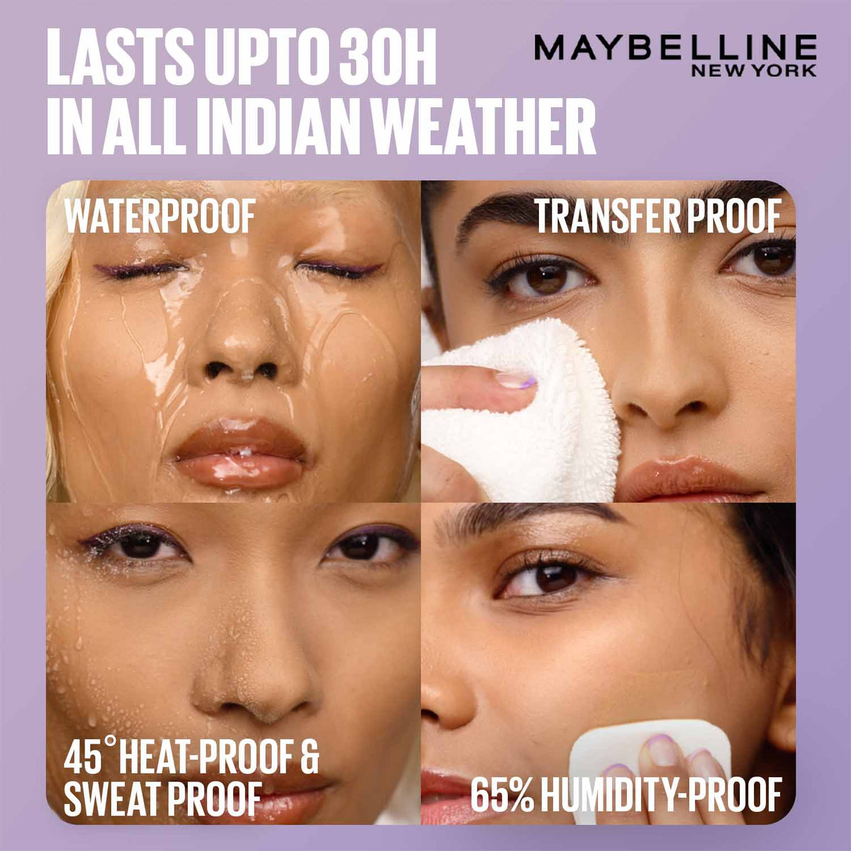 Maybelline Super Stay Flex Powder Foundation Compact, 128, Full Coverage, 30H Full Coverage, Perfect for Oily Skin, Waterproof & Sweatproof - 9 gm - image 5