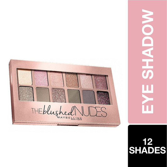 Maybelline Eyeshadow Palette, 12 Highly Blendable Shades, Matte and Sheen Colours, The Blushed Nudes, 9 gm - image 2