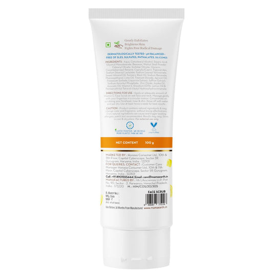 Mamaearth Vitamin C Face Scrub for Glowing Skin, With Vitamin C and Walnut For Skin Illumination a€“ 100 gm - Image 2
