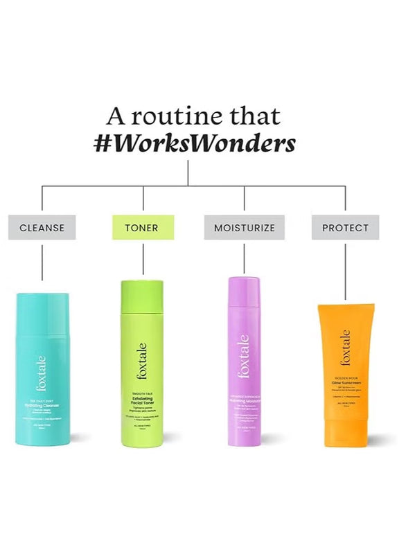 Foxtale Smooth Talk Exfoliating Facial Toner – 150ml